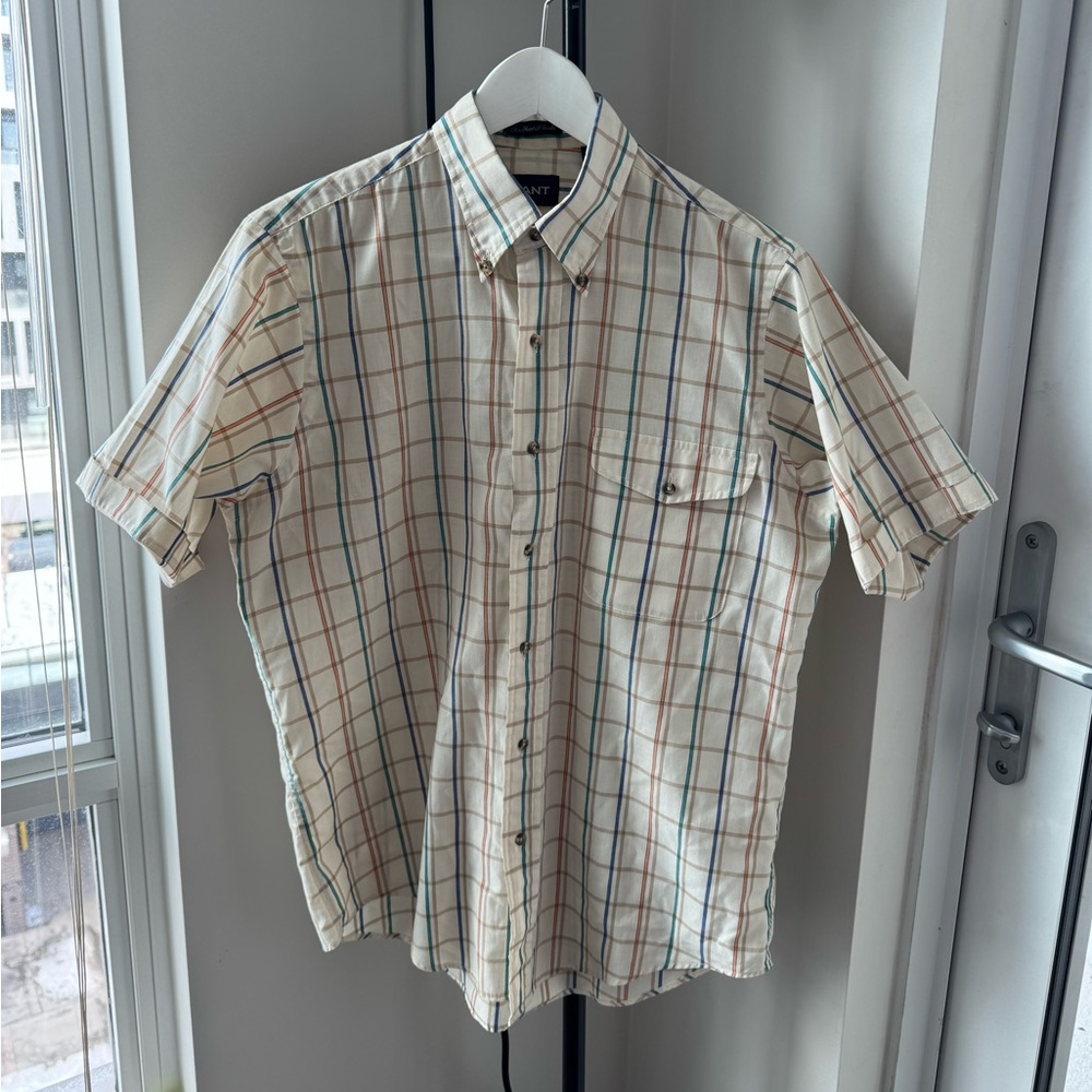 Plaid Short Sleeve Button Down